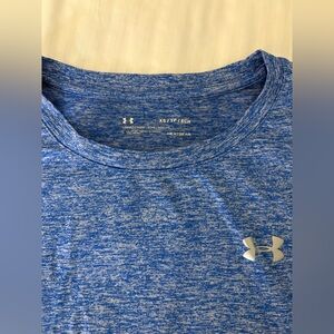 Under Armour Heathered Blue Performance Tee